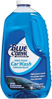 Blue Coral WC107G High Foam Car Wash Concentrate, 64 oz.