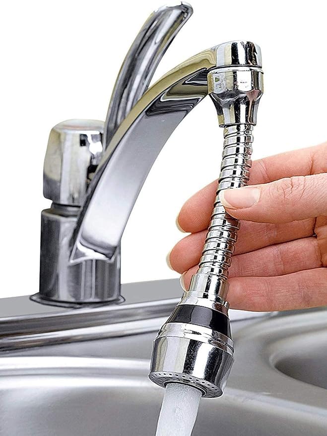 CANVAS 360 Degree Rotating Water-Saving Sprinkler Faucet Aerator Flexible Water Faucet Sprayer Extender Jet Spray for Sink Turbo Flex Tap Extension Filter Fuvaro Bubbler Nozzle For Kitchen/Bathroom (B0D8W86P7S) Amazon Price History, Amazon Price Tracker