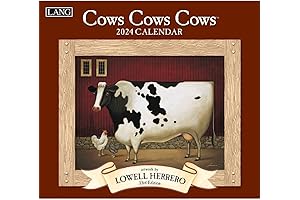 Lang Companies, Cows Cows Cows 2024 Wall Calendar