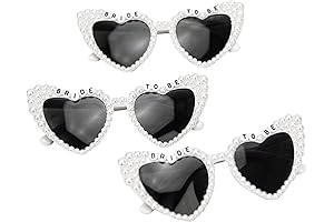Customizable Bride and Groom Party Heart-Shaped Sunglasses