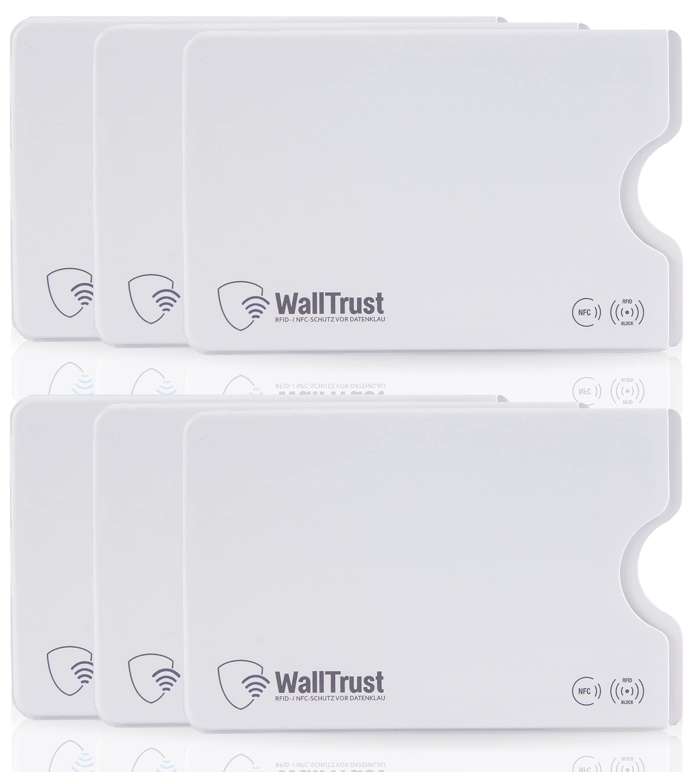 10 Portacarte RFID Blocker - Custodie Antifurto Per Carte Di Credito E Passaporti