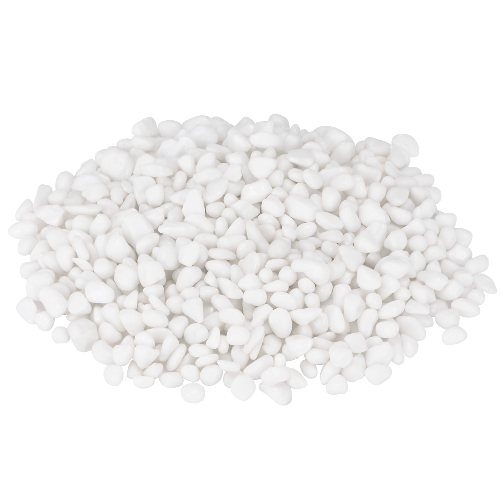 M METERXITY High Luster Round Fire Glass Beads, Glass Gems, Glass Pebbles