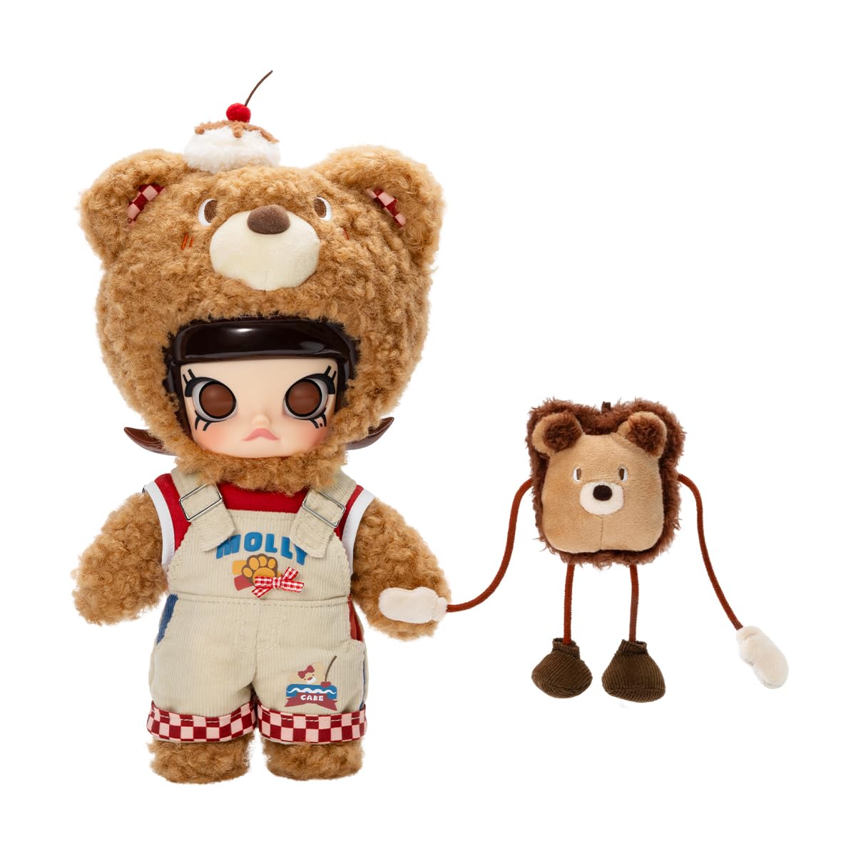 POPMART MOLLY Bear Bread 1/8 アクションフィギュア POP MART MOLLY Bear Bread 1/8 Action Figure 1PC Premium Design