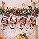 Weihnachtsstrumpf Set 4 Stück , Nikolausstrumpf für Weihnachtsdeko, Weihnachten Christmas Stocking für Weihnachtsbaum Kamin Deko, Weihnachtssocken für Weihnachten Geschenke (Style2)