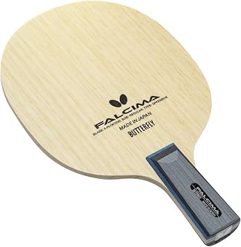 Butterfly Falcima Table Tennis Blade - 5-Ply All-Wood Blade - Professional Table Tennis Blade - Available in Flared Shakehand and Chinese Penhold Handle Styles - Made in Japan