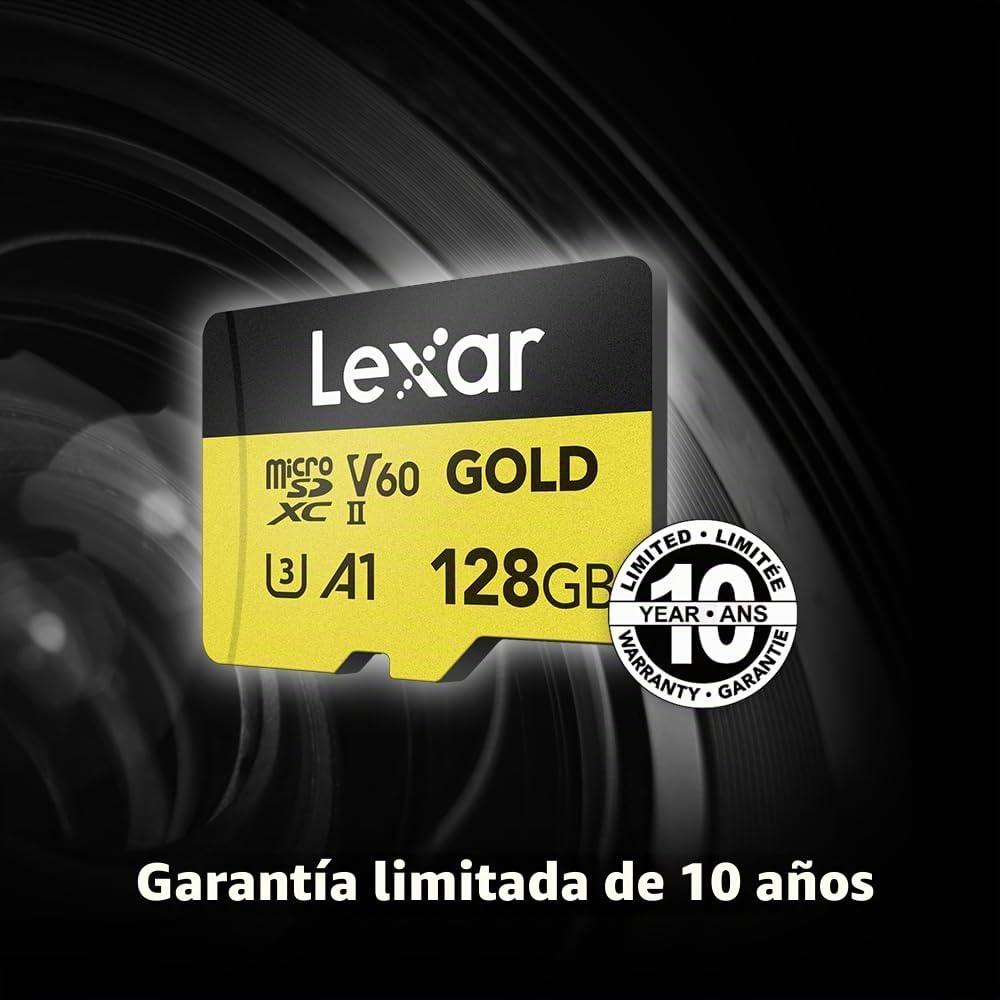 Lexar Professional Gold 128 GB Microsdxc Uhs-II, W128897503 (Microsdxc Uhs-II)