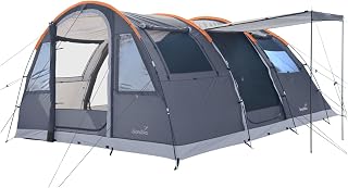 skandika Gotland 5 Sleeper Protect - Tienda de campaña Familiar - mosquiteras - Suelo Cosido en Forma de bañera - túnel