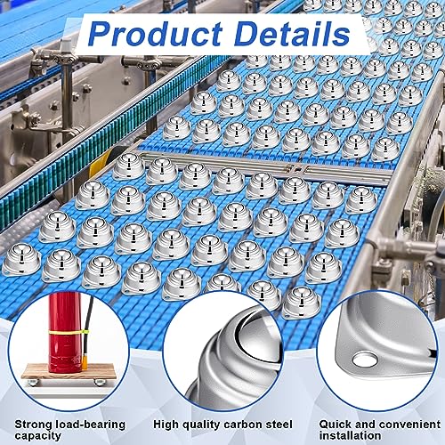 Gisafai MUL-GISAFAI-97 30 Pcs Roller Ball Transfer Bearing Carbon Steel Round Ball Transfer Unit Universal Ball Casters thumb #2