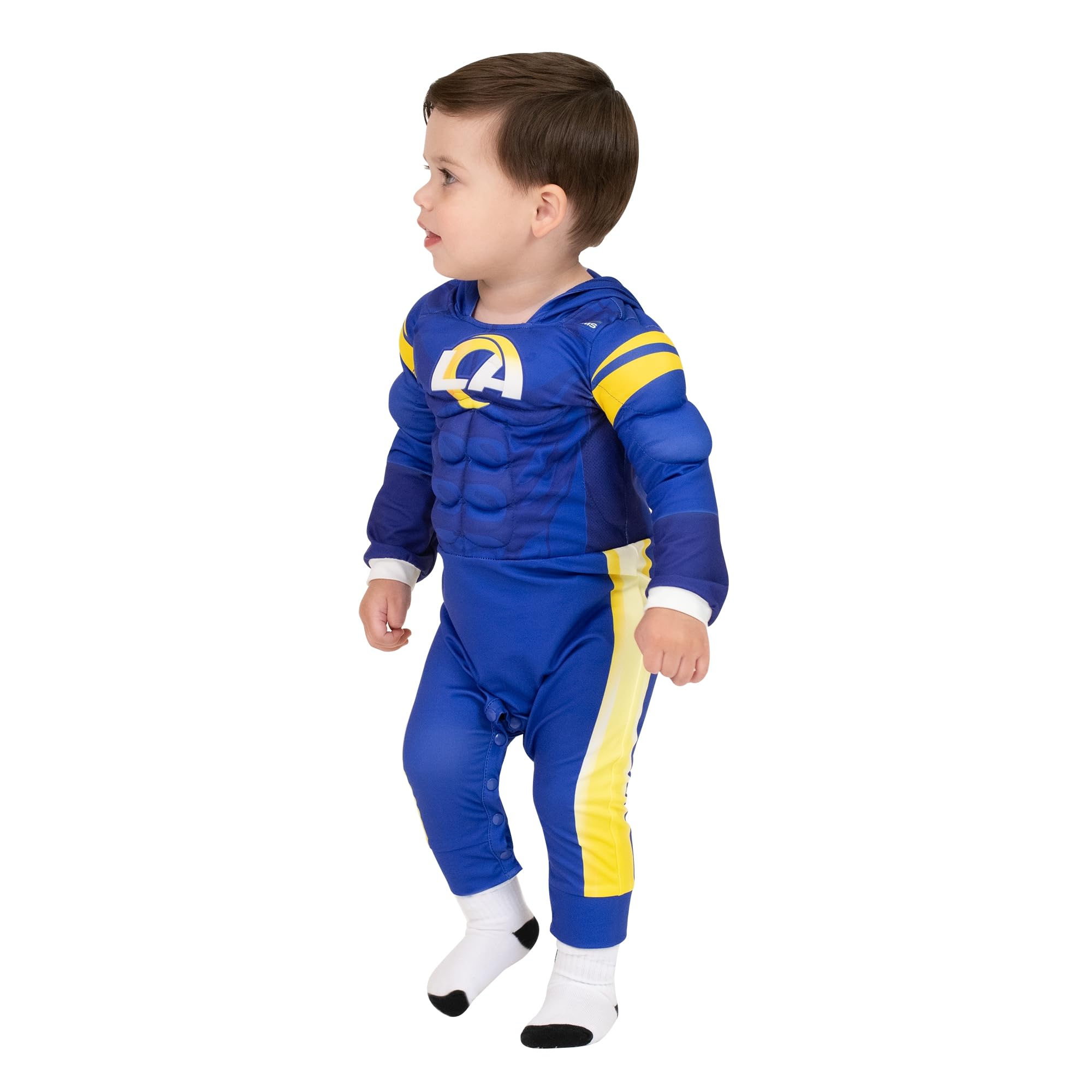 MODERN HERO NFL Los Angeles Rams Officially Licensed #1 Draft Pick Infant-Toddler Muscle Suit Costume, Size 2T