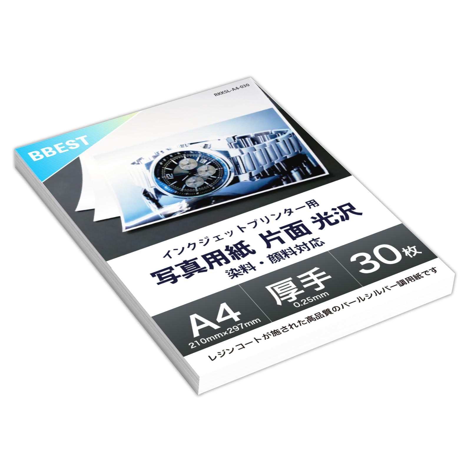 無 ページ Amazon | BBEST 写真用紙 パール調 シルバー 光沢紙 A4 30枚入 片面