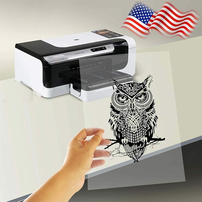 100 Sheets Silk Screen Printing Film 8.5"x11" Waterproof