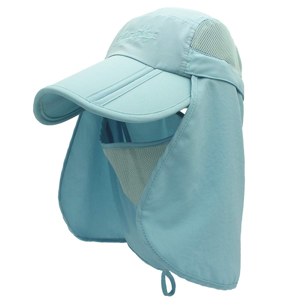 SurblueNeck Face Flap Outdoor Cap UV Protection Sun Hats Fishing Hat Quick-Drying UPF50+