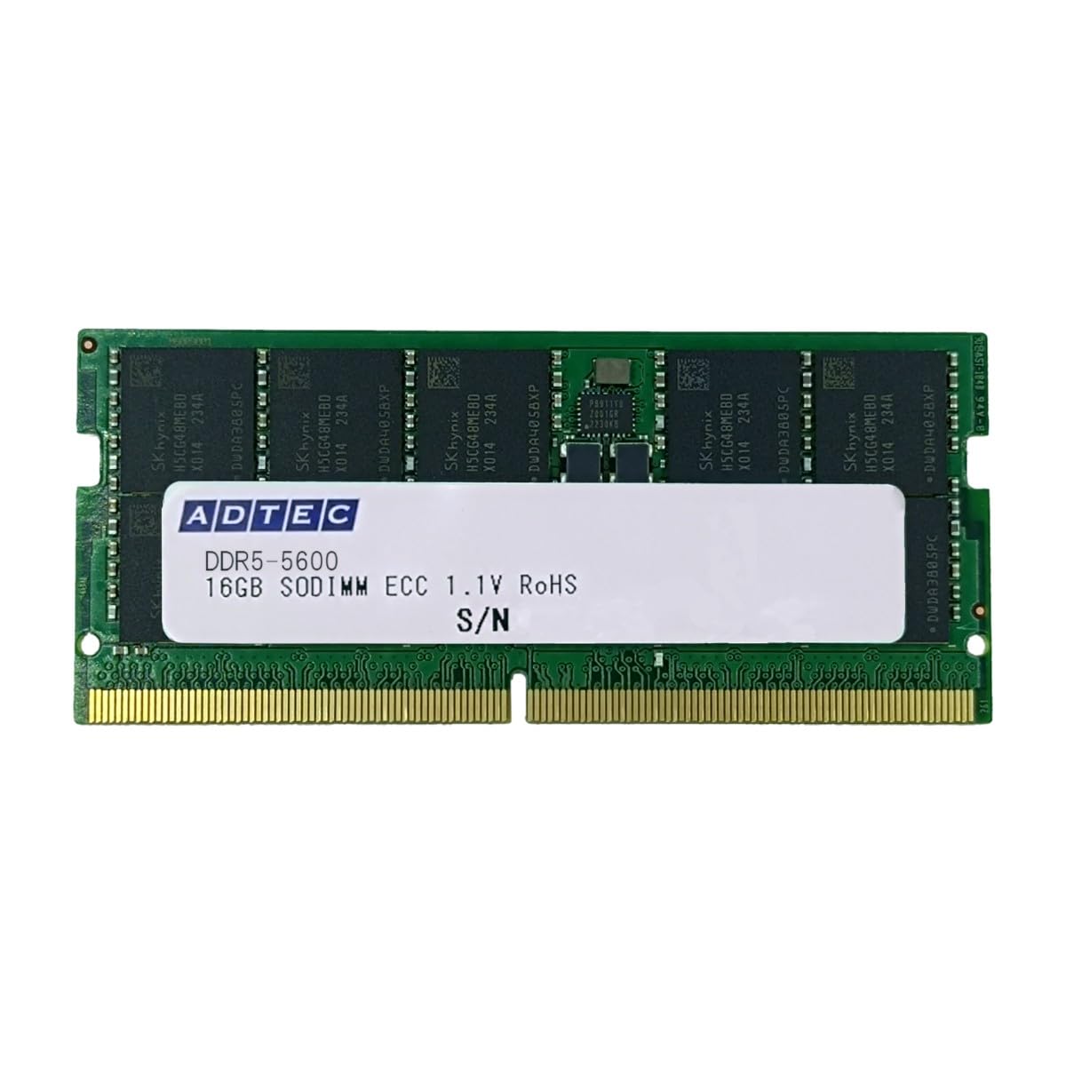 Amazon | アドテック ADS5600N-E16GSB 6年保証 DDR5-5600 SO-DIMM ECC