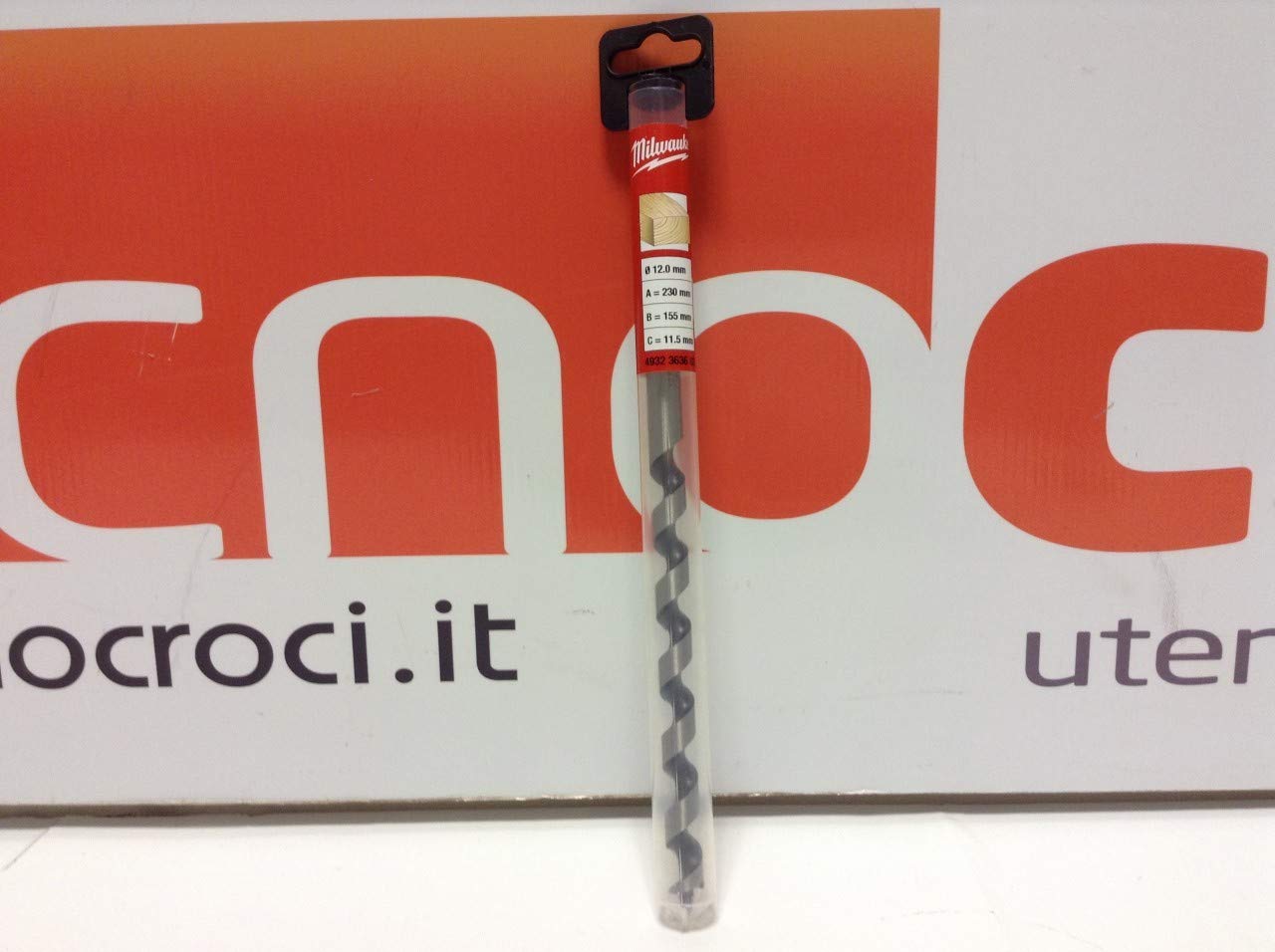 Milwaukee Wood Auger Drill Bit 12 x 230mm