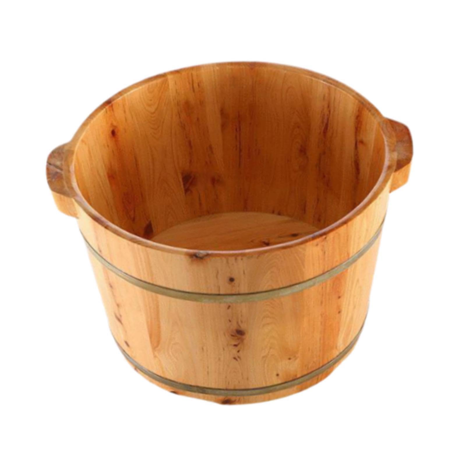 El lavabo para pies de Para madera, de gran capacidad, ofrece beneficios para la salud, cuidado personal y mimos, la bañera para pies también se