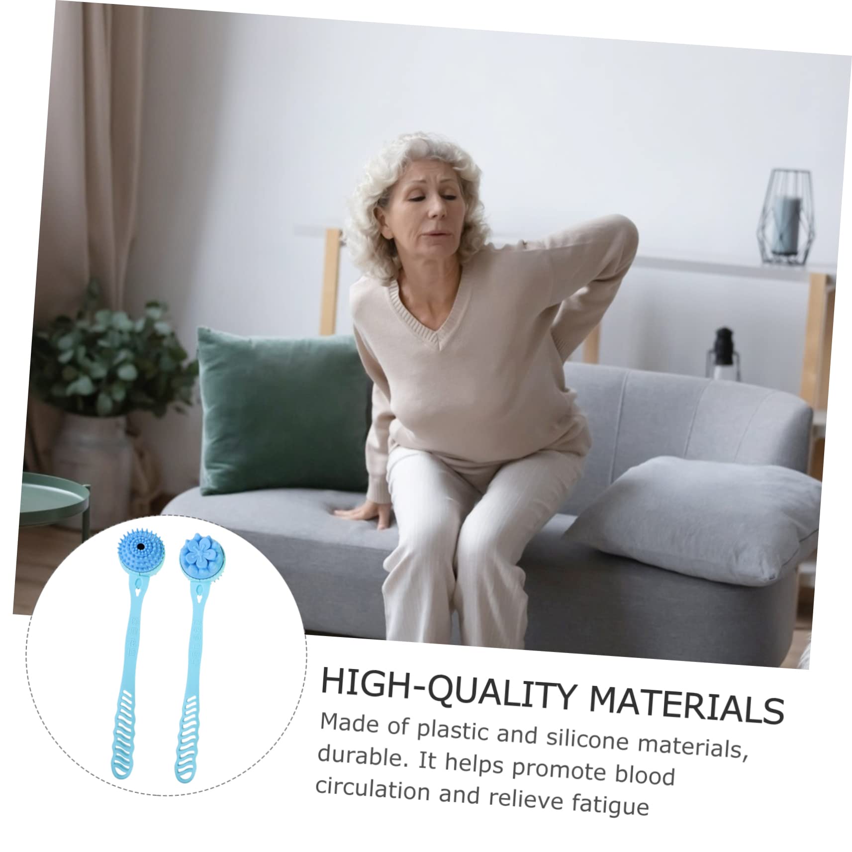 VALICLUD 4piezas Masajeador Manual De Cuerpo Herramienta Portátil Para De y Relajación Muscular Espalda Cuello y Piernas Estimula Puntos De y Mejora La Circulación
