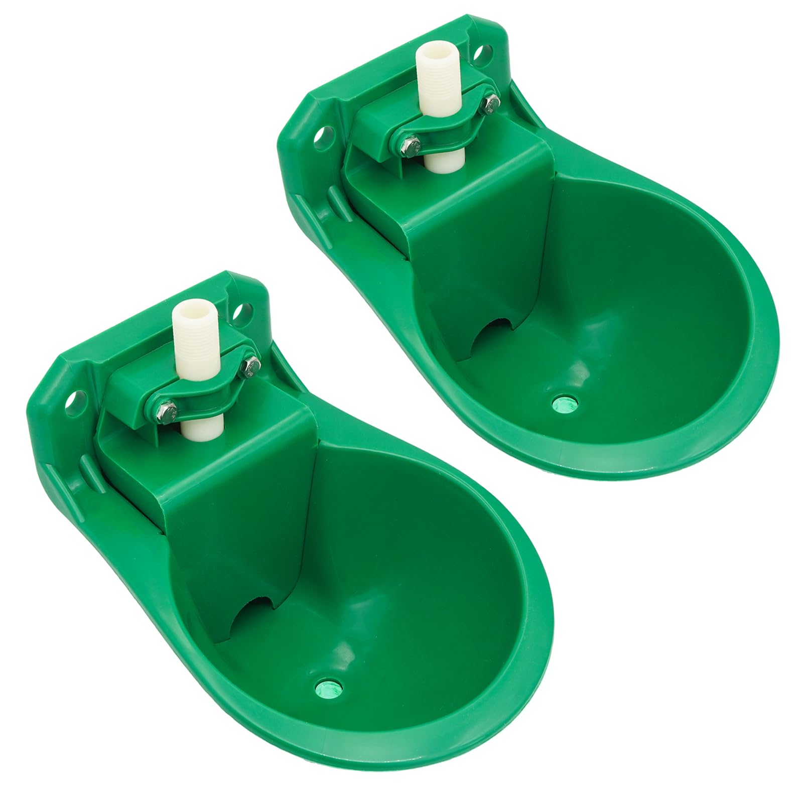 Abbeveratoio per Pecore, Abbeveratoio Automatico per Bestiame Verde, Adatto per Pecore, Capre, Maiali, Cani, Confezione Da 2