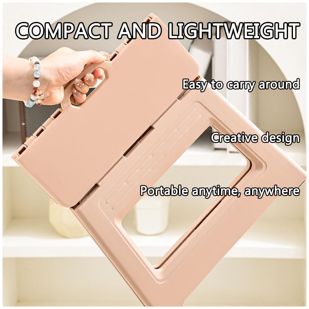 Taburete plegable portátil, ligero y estable para uso doméstico, exterior y de viaje