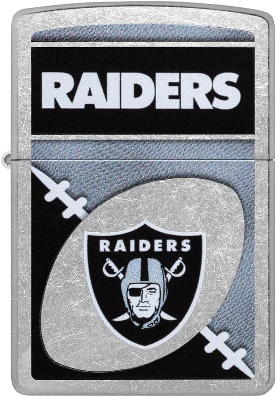 Personalized Raiders Zippo Lighter - Free Laser Engraving - Christmas, Halloween & Valentines Day Gift