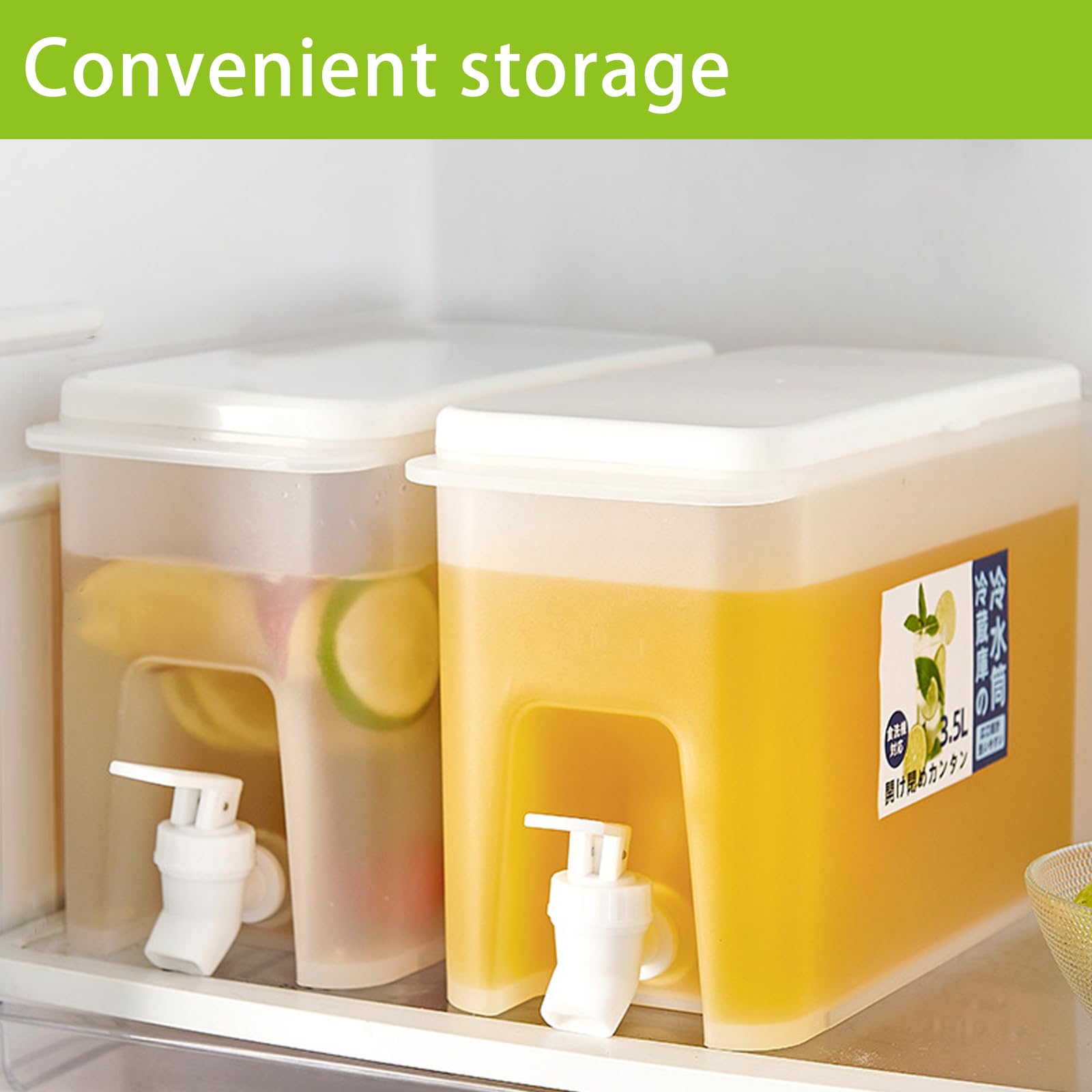 Distributore Bevande Con Rubinetto 3,5 Litri - Per Frigorifero, Succhi E Limonata - Foto 11