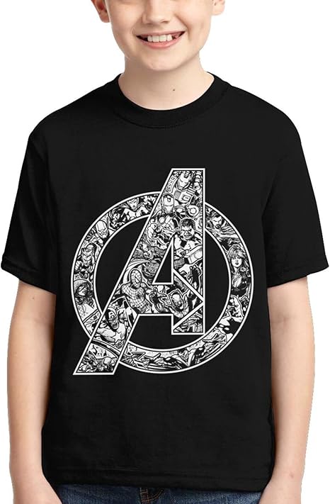 Avengers collar t shirt Outlet