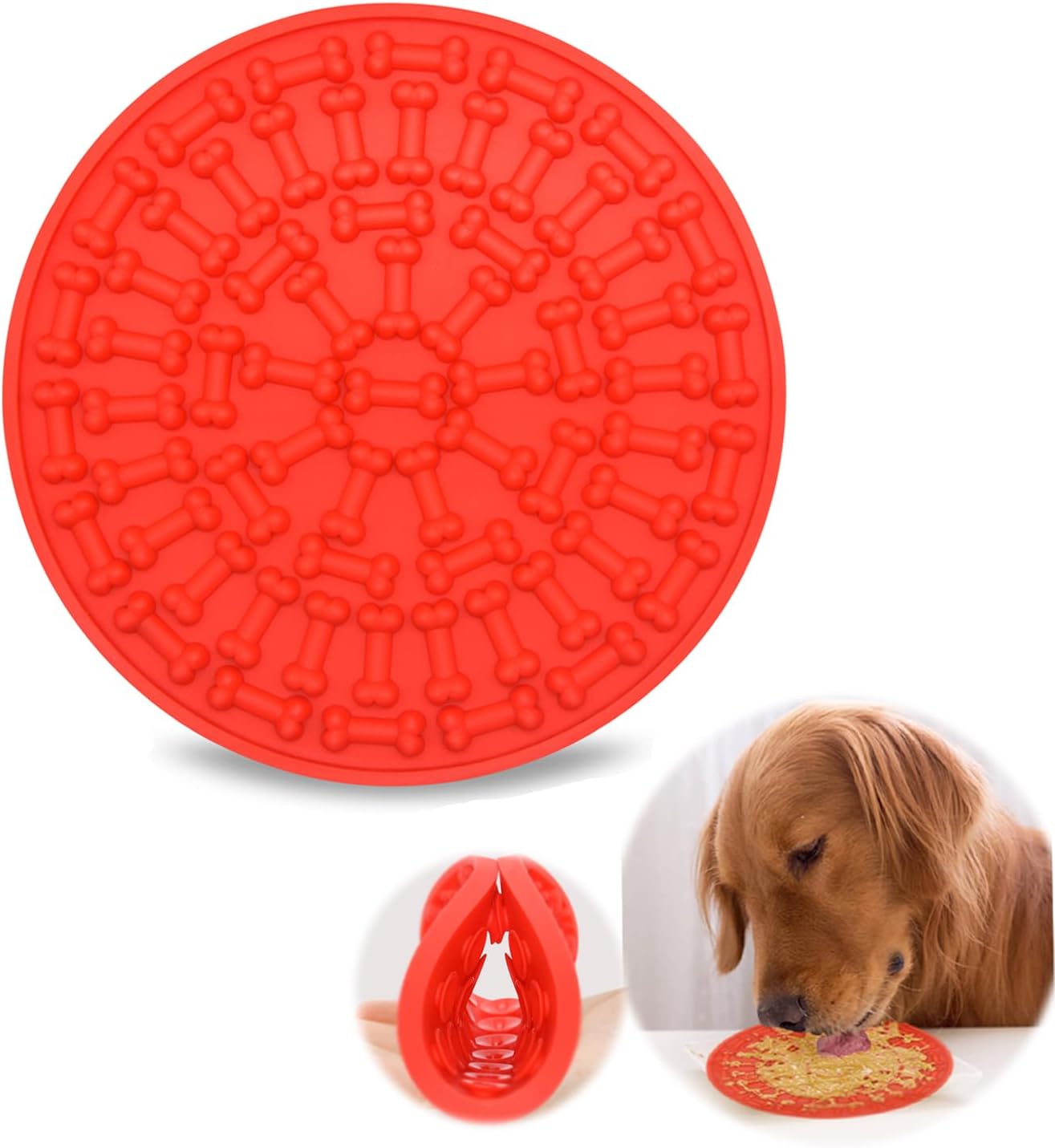 Buddy Treat Mat,Perfect Curve Lick Pad Dog Washing Pad Dogs Bath