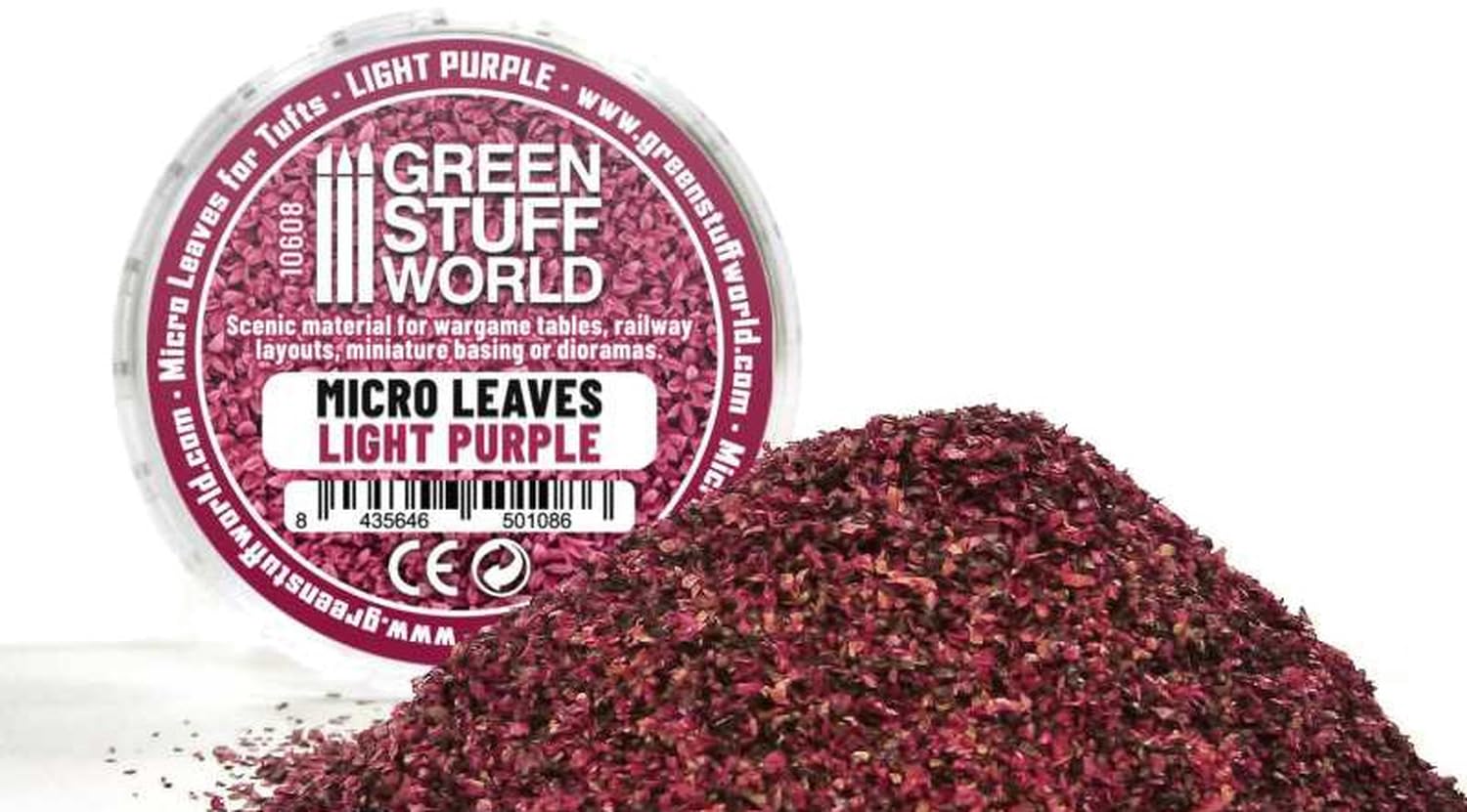Microleaf Scenic Material Violet clair texture feuillage ultra réaliste GSWD-10608 - 5