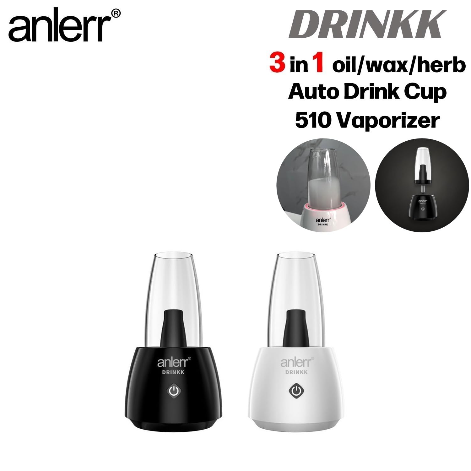 Amazon | anlerr DRINKK 510 ハーブ用 カートリッジ チャンバー 