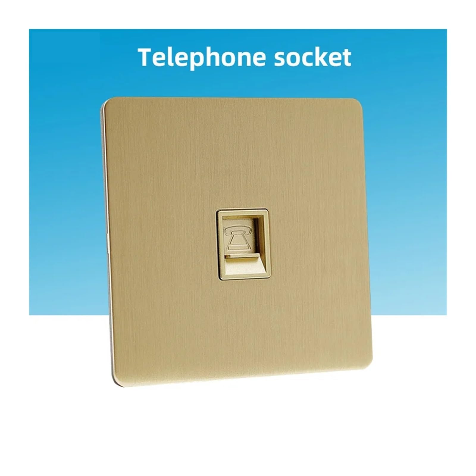 Przechylny panel sterowania do lampy ściennej 1-4 (gniazdo telefonu)