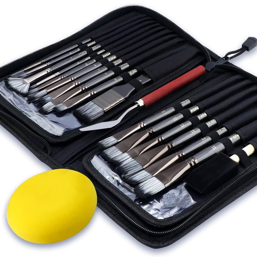 13個のアーティストペイントブラシセット 水彩 ガッシュ アクリル 絵画 筆 Amazon.co.jp: TRANSON 全20個 アートペイント筆セット 絵筆17本