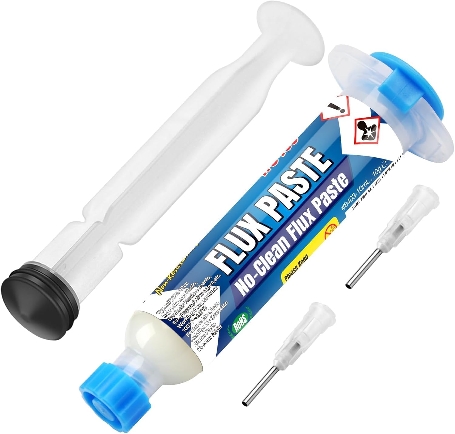 SCHOFIC UV-559 No-clean Soldering Flux Paste, Halogen-free, Electronics and BGA Repair, 10mL Syringe-image-45