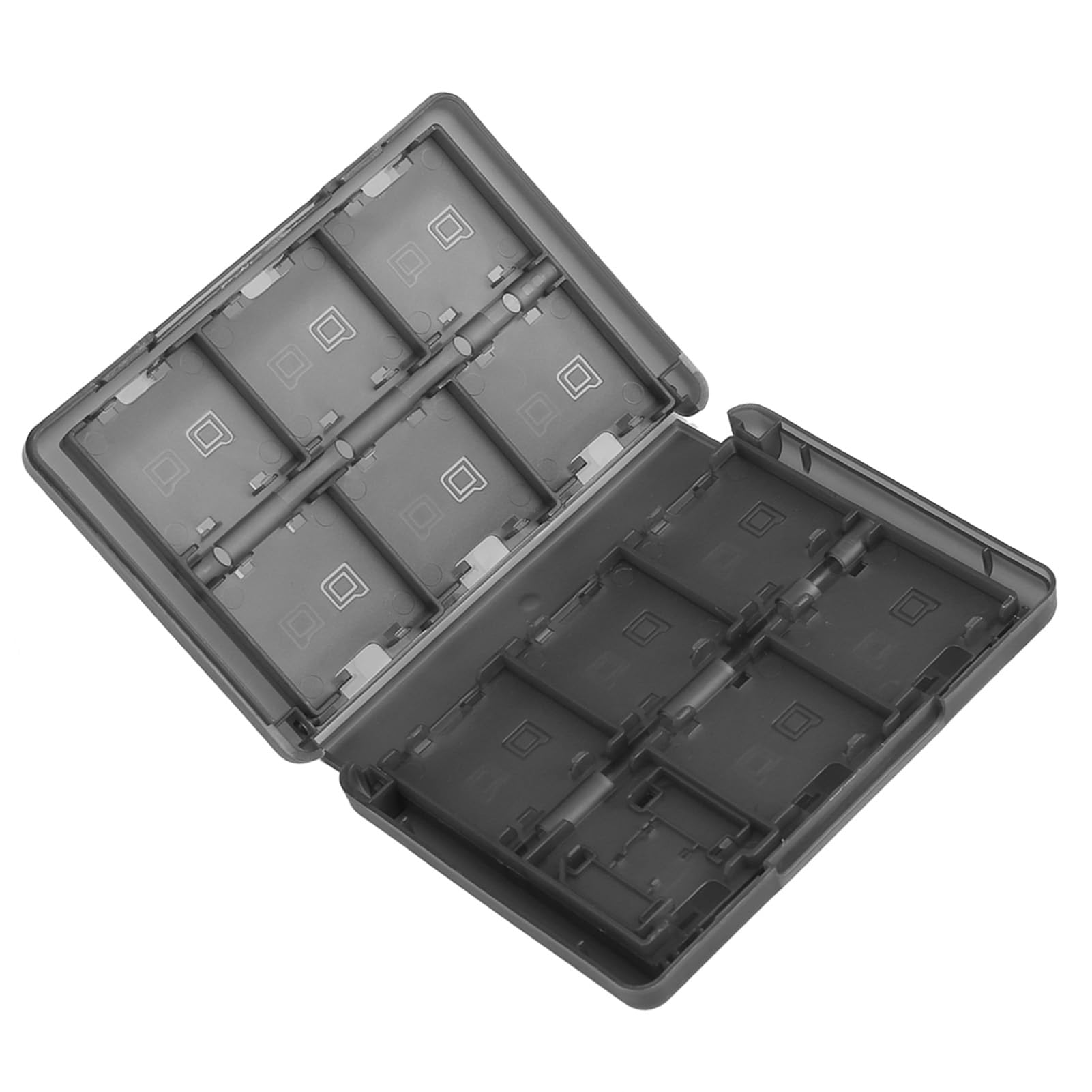 Custodia Porta Carte da Gioco 28 in 1 per 3DS DS DSI, Design Tascabile, Protegge Dalla Polvere, Non Materiale, Comoda da Trasportare (BLACK)