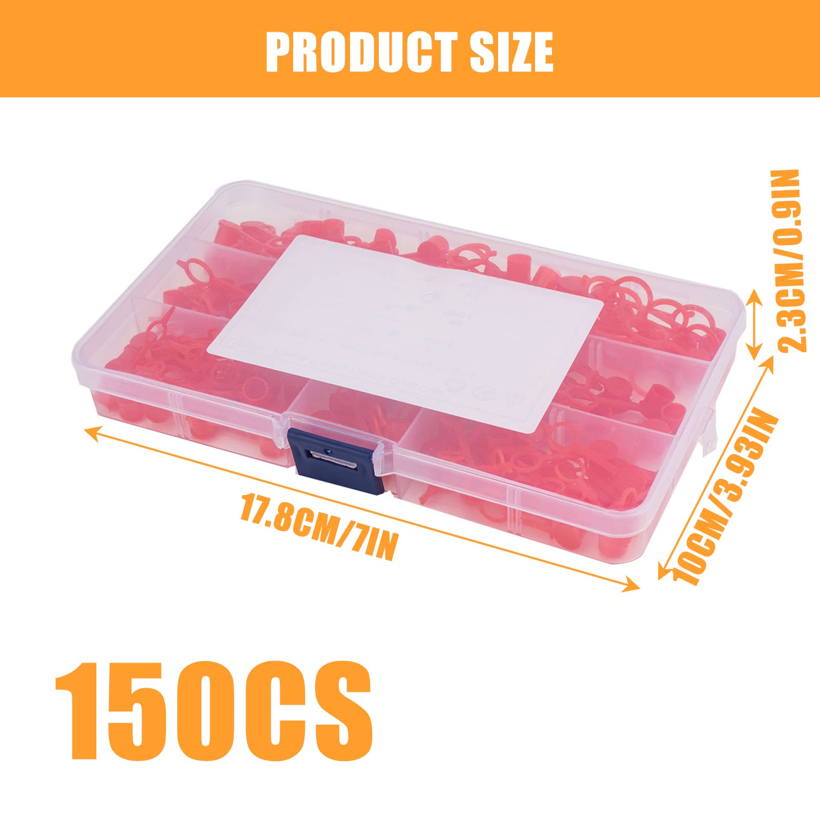 YIXISI 150 Stück Schmiernippel Kappen - M6/M8/M10 Set