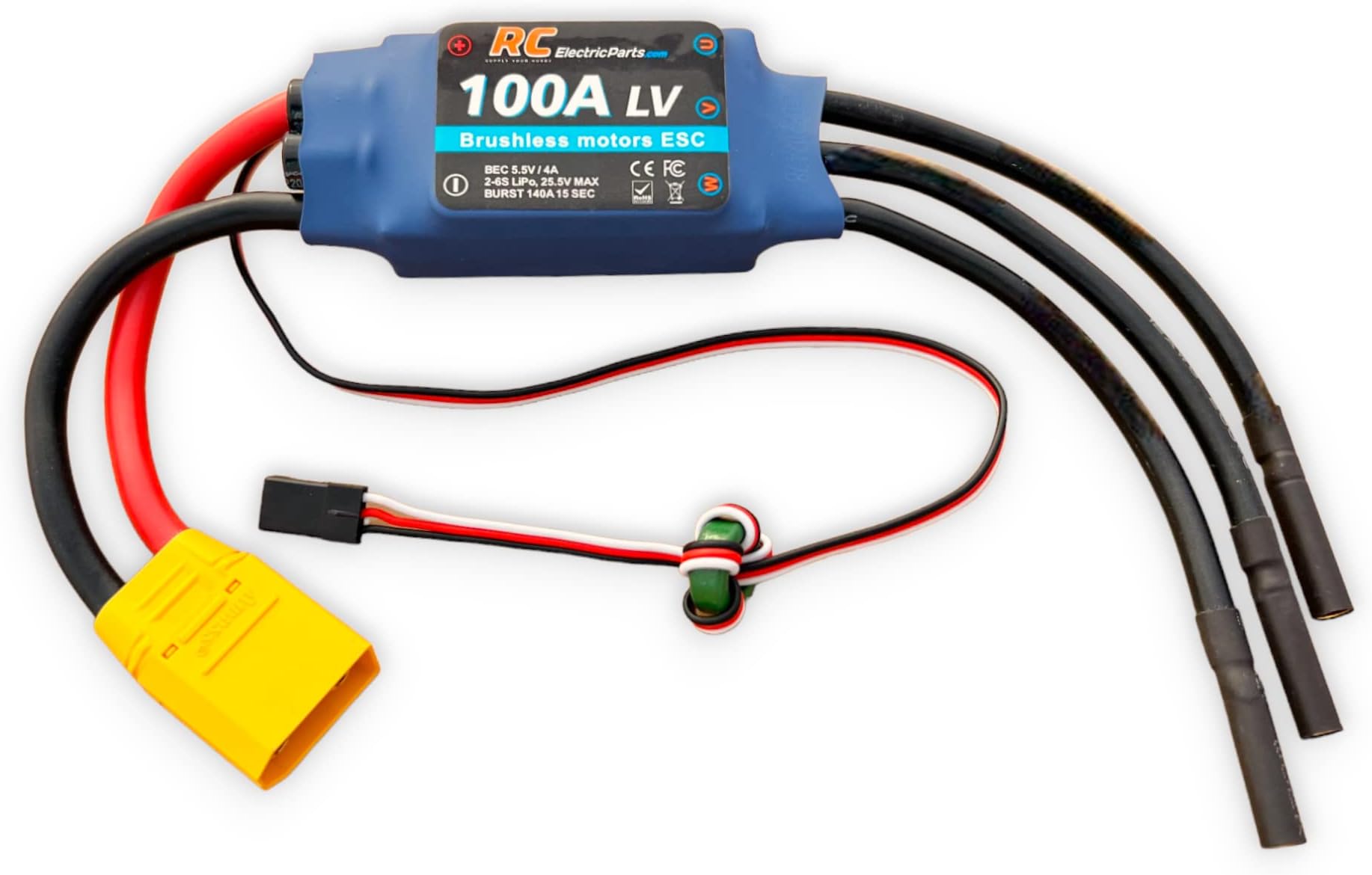 100A RC Brushless Motor Electric Speed Controller ESC 5.5v 4A UBEC