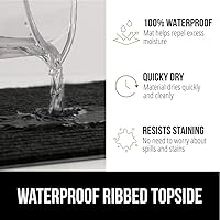 Vista 69 de Gorilla Grip - Tapete afelpado original de goma con perfil bajo, resistente, duradero, impermeable y fácil de limpiar para interior y exterior