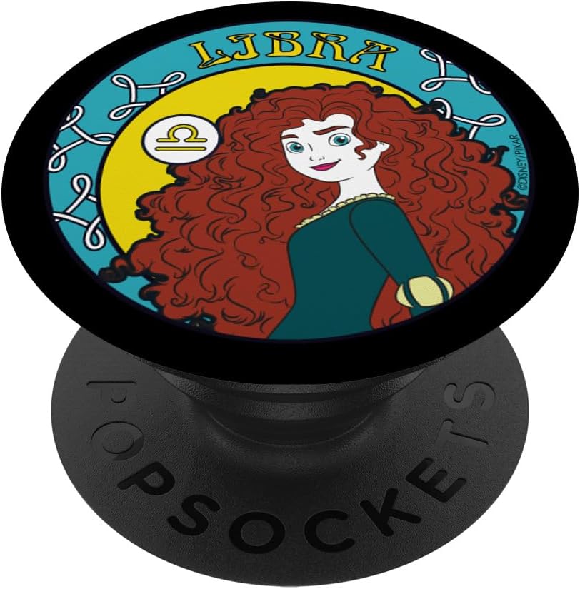 Disney and Pixar's Brave Merida Libra Zodiac PopSockets MagSafe PopGrip for iPhone