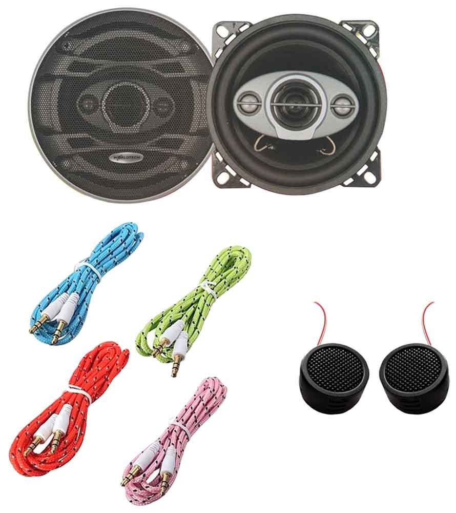 趣味 UVERworld #CONTACT Worldtech Onmca_387 Wt-405Sp - 4 Inch Speakers With 4 Aux Wire