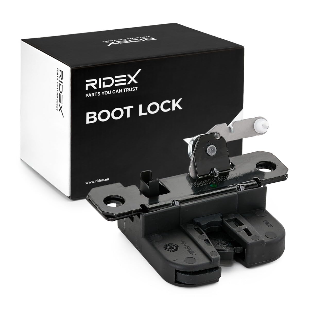 RIDEX 1362T0008 Cerradura de la puerta del maletero Capó Trasero Compatible con VW Polo IV Hatchback 9N, 9A
