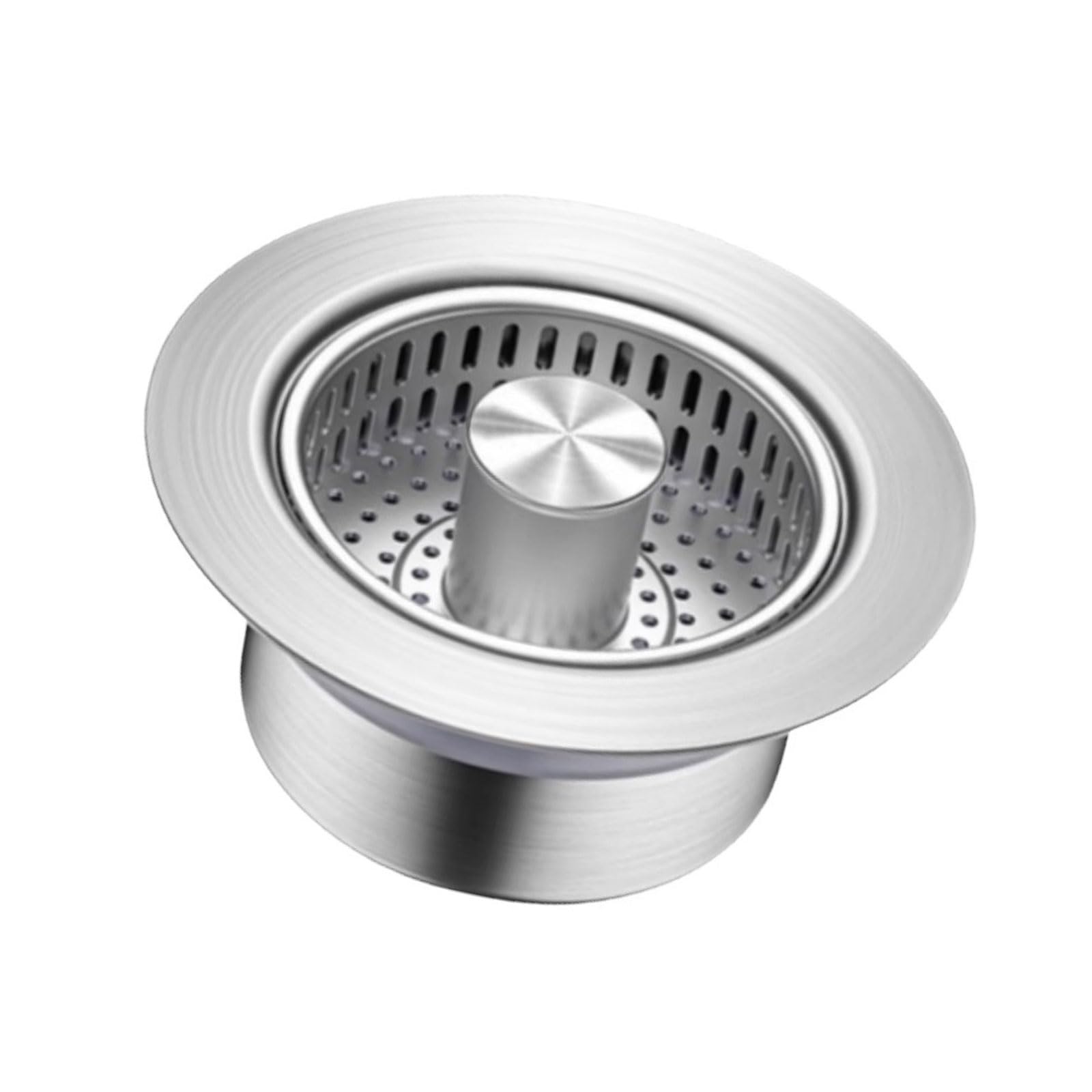 RGYBAO Rustless Kitchen Sink Strainer with Blocking Plan and Multiple Function Filter Net for Efficient Effluent Rustless Sink Strainer
