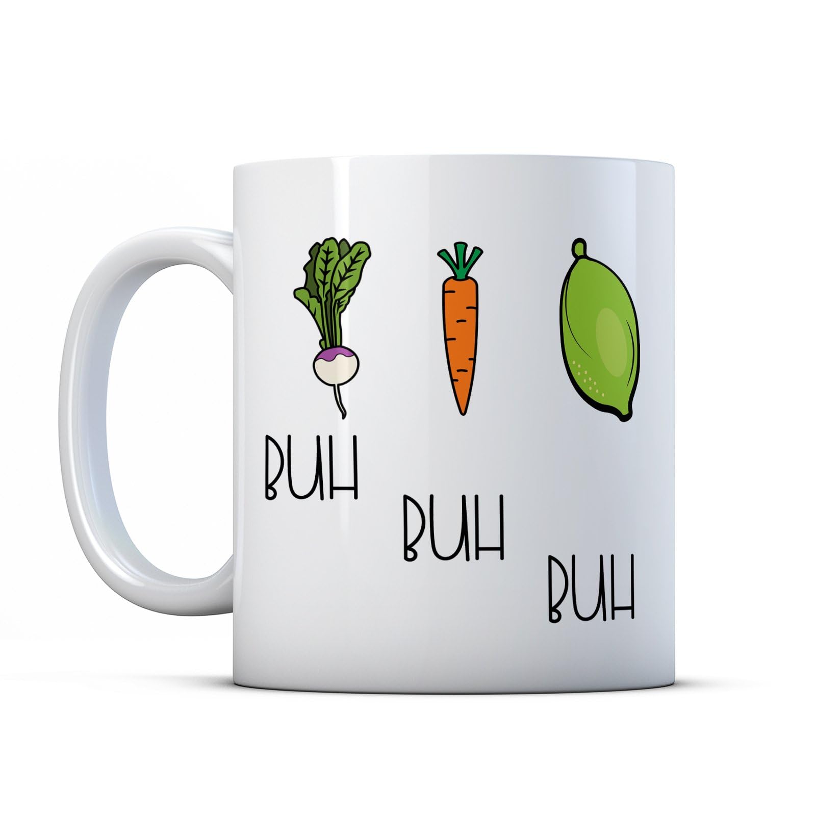 BWW Print - Swede Carrot Lime. Buh Buh Buh. - England Football Gift Mug, Ceramic, 11fl.oz.
