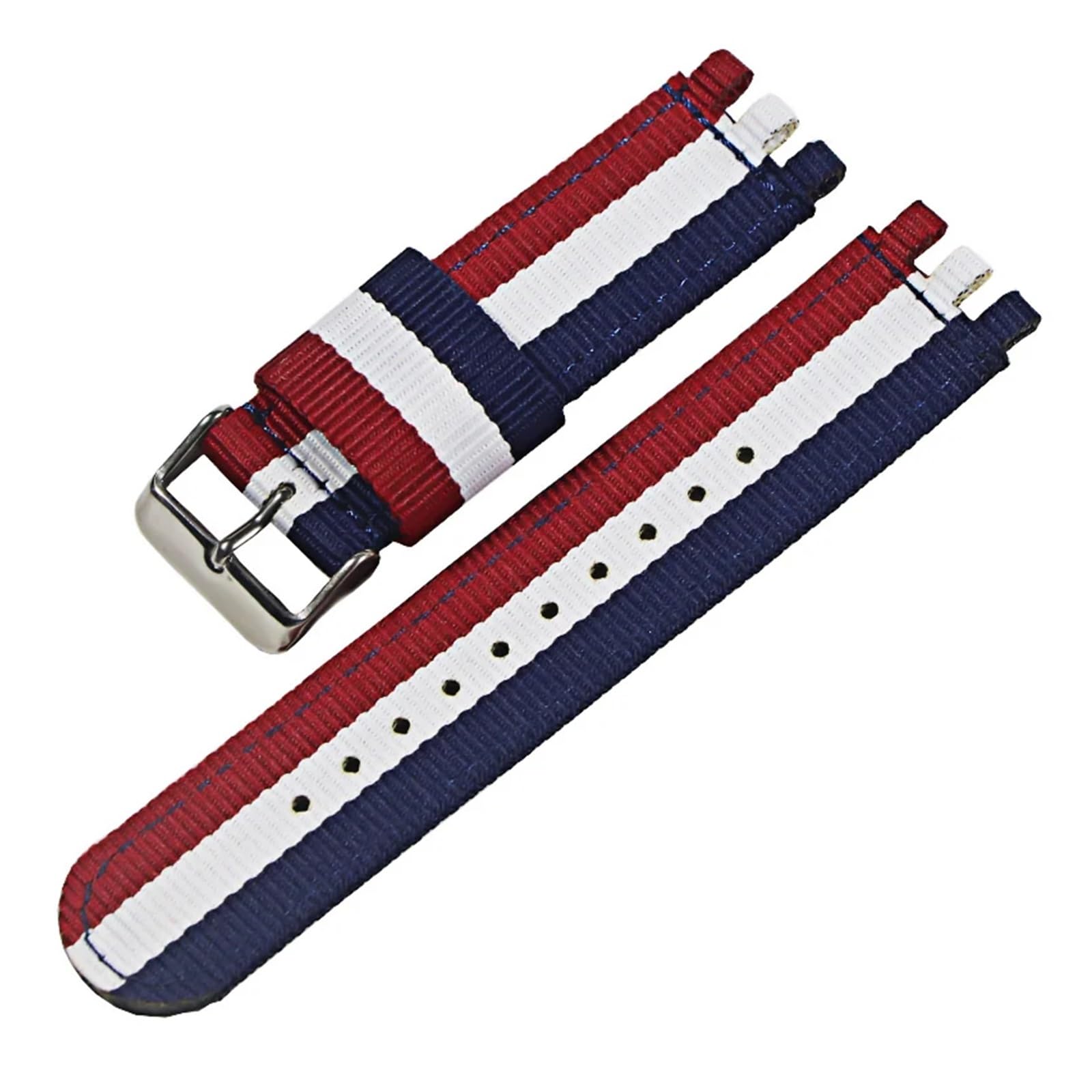 LKQASD Nylon Strap Compatible with Swatch Strap 17mm 19mm 20mm Nylon Watch Belt Bracelet Wrist Strap Replacement Ladies Mens Watch Accessories (Color : 9-S, Size : 19mm)
