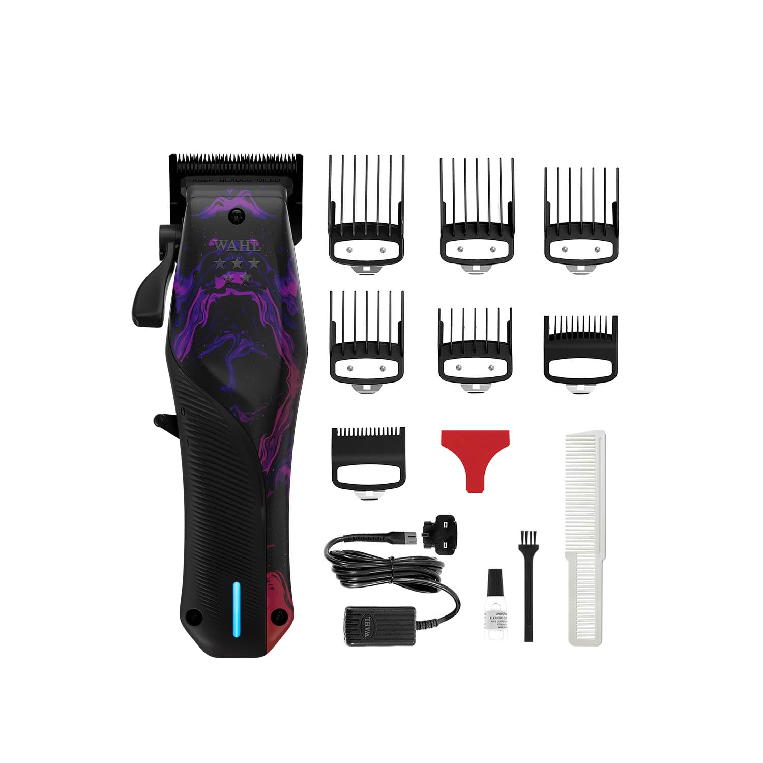 Wahl 5-Star Vapor™ Limited Edition Hair Clipper with Adjustable Balding Blade, Soft-Touch Material, Hydro-Dip Design-image-3