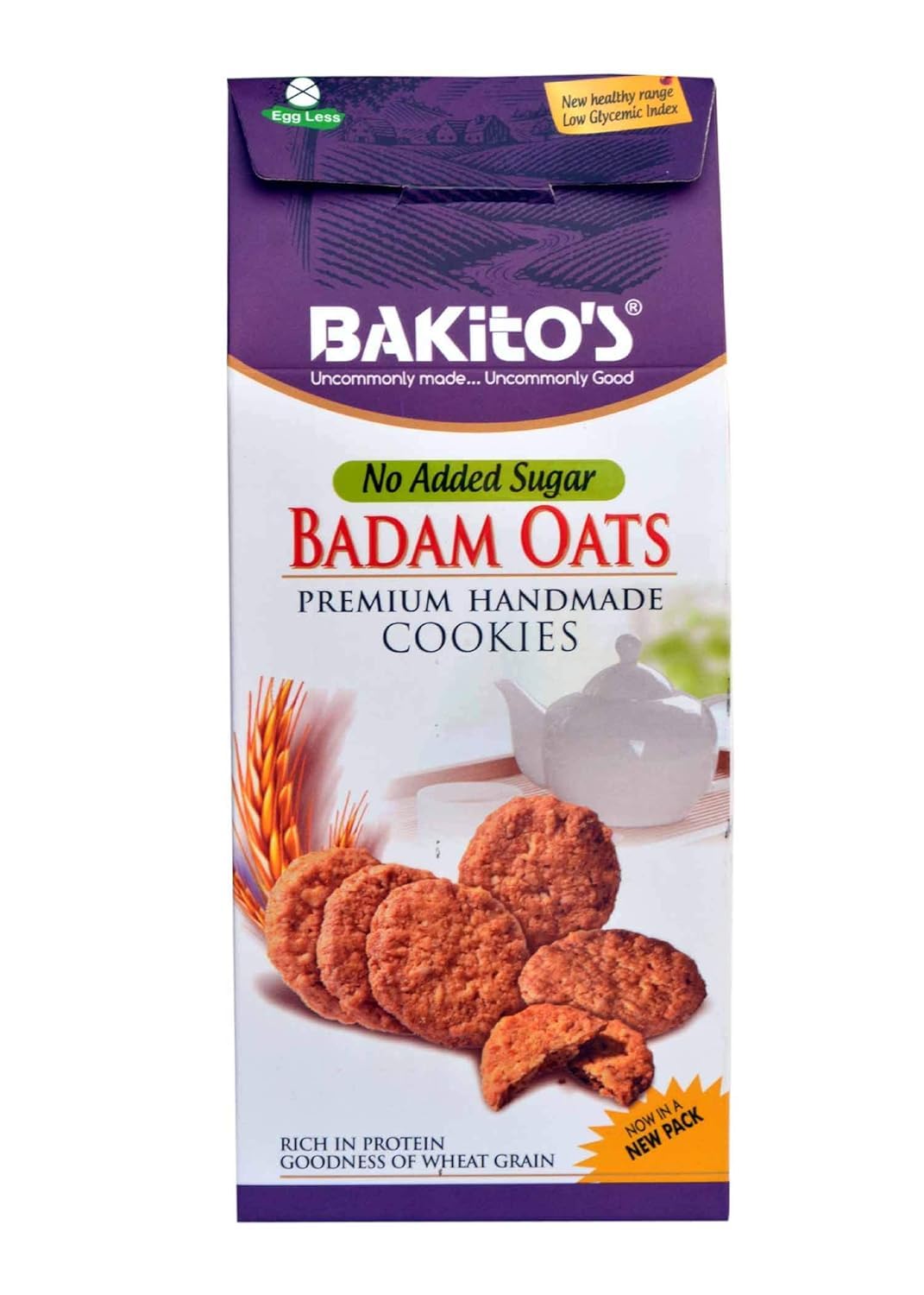 BAKITOS Sugar Free Badam Oats Cookies - 200g | Healthy Cookies with Badam Oats,Wheat Flour,Coconut Powder, Honey | Healthy Snacking Alternative to Biscuits (B08GSCCVT2) Amazon Price History, Amazon Price Tracker