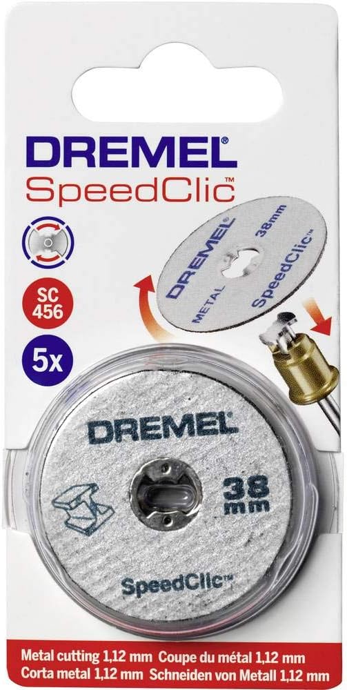 Dremel SC456 EZ SpeedClic Metal Kesme Diski, 38 mm, 5'li