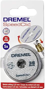 Dremel SC456 EZ SpeedClic Metal Kesme Diski, 38 mm, 5'li