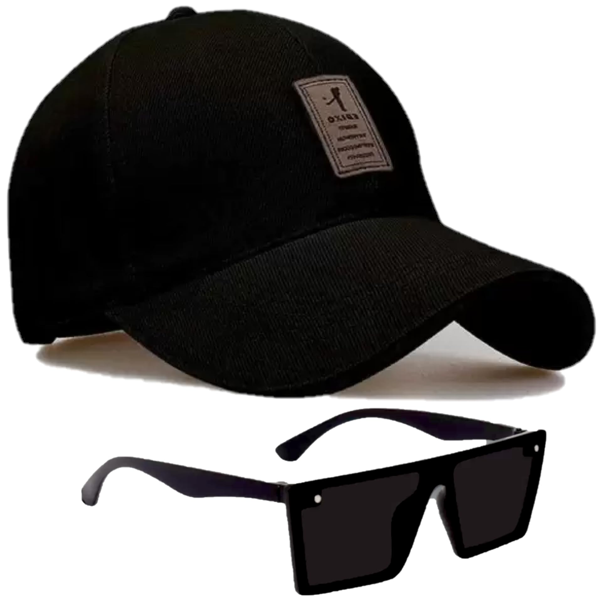 BekilyBack Baseball Cap, Sunglasses Set, Black Adjustable Baseball ediko Cap & [430R] Sunglass for Man Women Free Size & Boys. and Girls (Pack-2)-picture-34