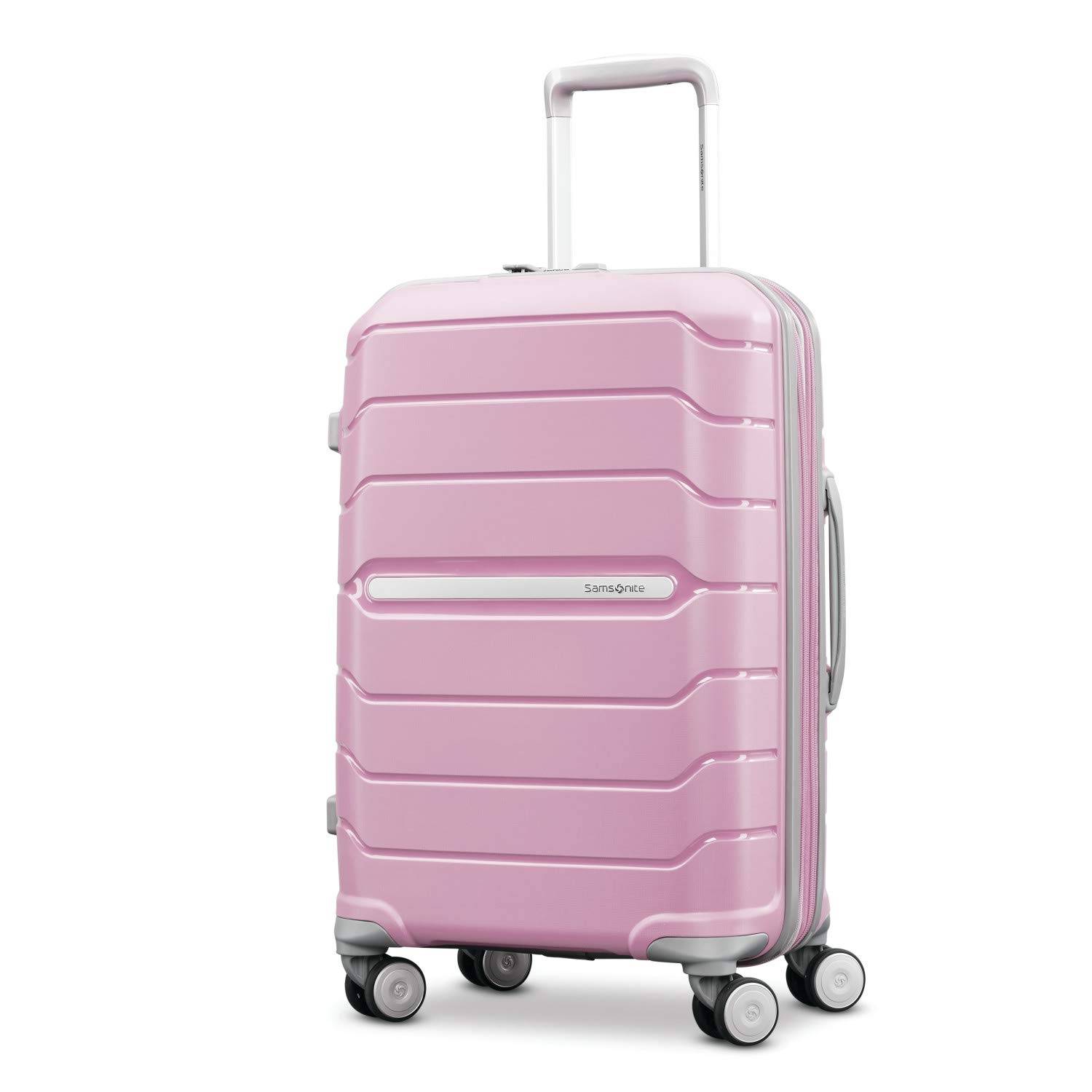 Photo 1 of ***SEE NOTES*** Samsonite Freeform Hardside Expandable with Double Spinner Wheels, Carry-On 21-Inch, Pink Rose Carry-On 21-Inch Pink Rose
