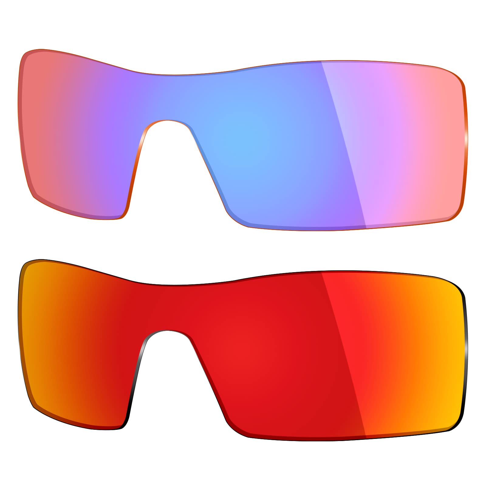 Mryok 2 Pair Polarized Replacement Lenses for Oakley Oil Rig Sunglass - Options