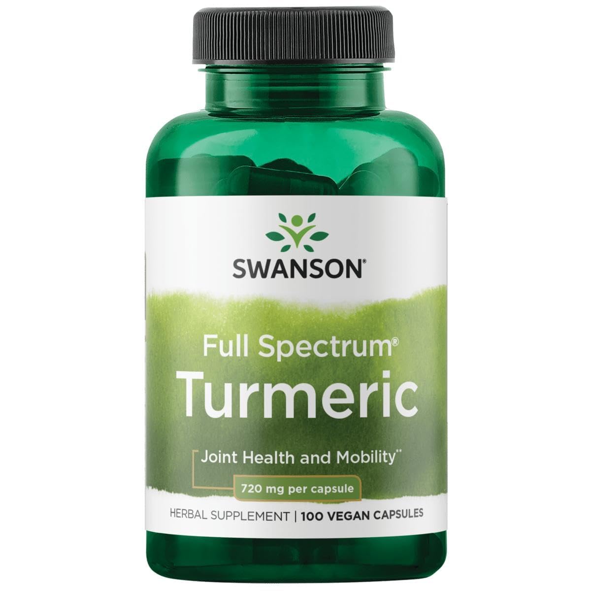 Swanson Full Spectrum Turmeric, 720 mg, 100 Capsules 100 Count (Pack of 1)