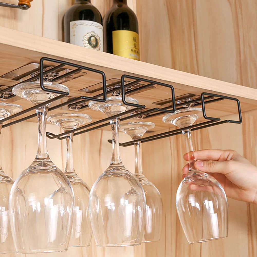 Wickston Self Adhesive Wall Mounted 3 in 1 Towel Holder, Tissue Paper Rack, Wine Glass Holder - No Drilling (Metal Tissue Paper Holder) 4
